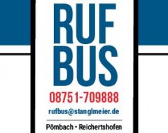 Rufbus Logo mit Telefonnummer